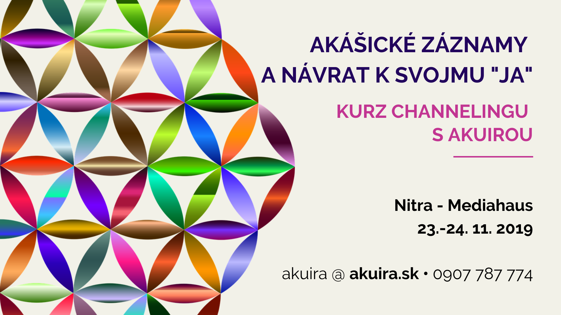Kurz Akáša Nitra 23.-24. nov 2019