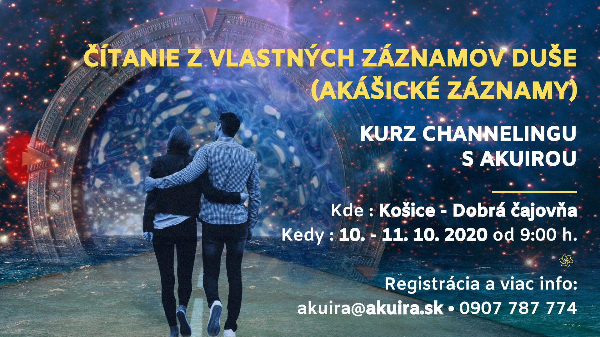 Akuira kurz channelingu Košice október 2020