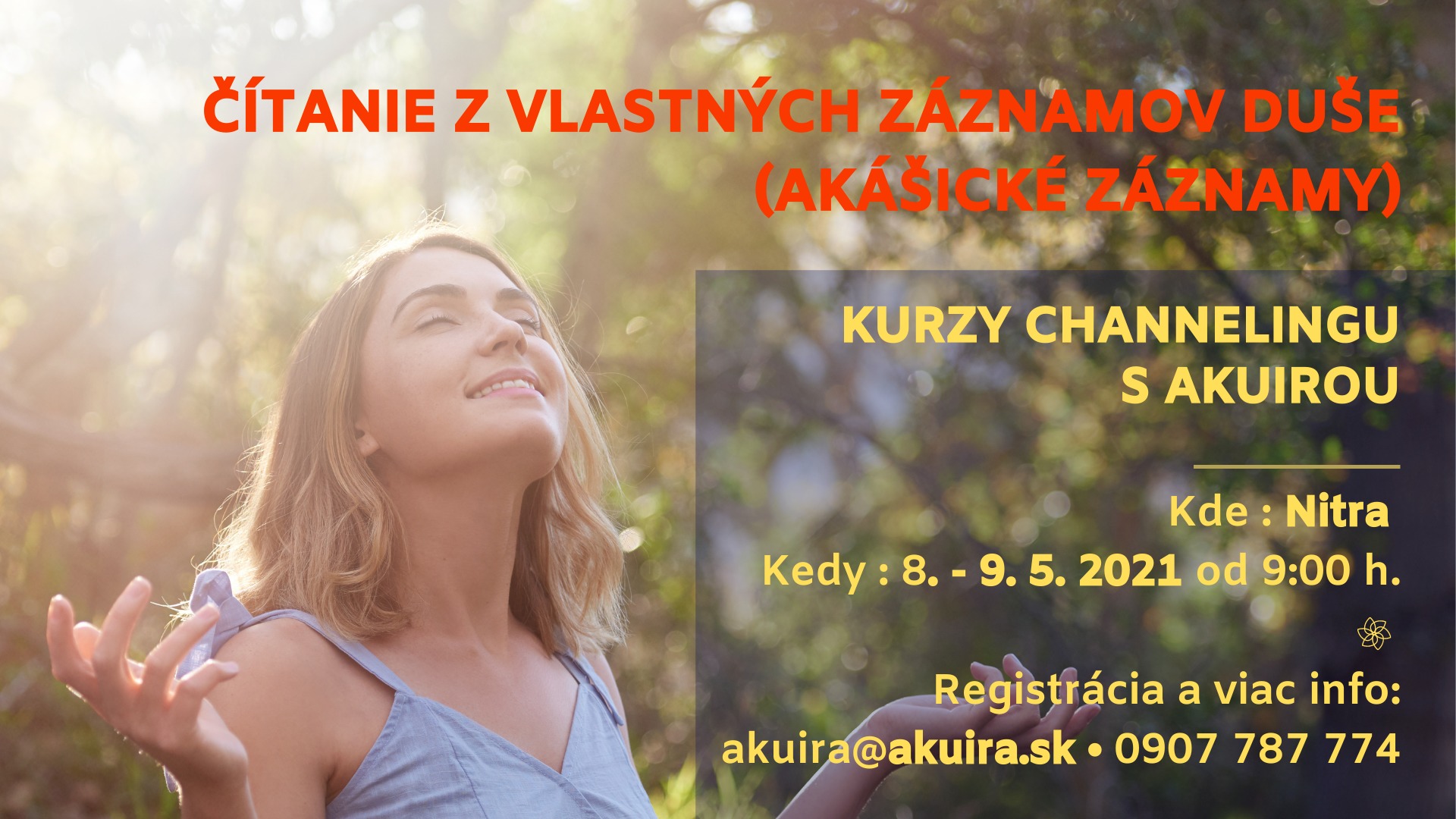 Kurz channeling 8 - 9 máj 2021 Nitra
